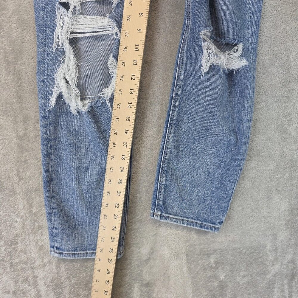 American Eagle Outfitters 90s Boyfriend Jeans Womens 000 High Rise Distressed - Picture 10 of 13